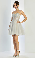 Adora Design 1065 - Sweetheart Short Layered Dress