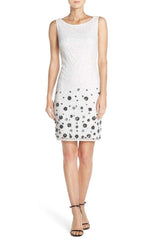Adrianna Papell - Bateau Sleeveless Embellished Dress 41931450SC