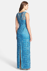 Adrianna Papell - Sleeveless Floral Lace Sheath Dress 81890040SC