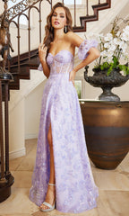 Adora Design 3083 - Sweetheart Neckline Butterfly Embellished Dress