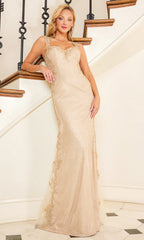 Adora Design 3116 - Sweetheart Neck Prom Dress with Side Appliques