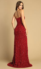 Adora Design 3126 - Open Back Corset Bodice Sparkly Dress
