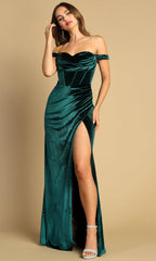 Adora Design 3131 - Corset Bodice Sheath Long Dress