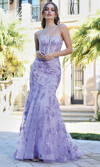 Adora Design 3179 - Sweetheart Corset Bodice Flared Dress