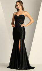 Adora Design 3226 - Sweetheart Ornate Applique Mermaid Dress