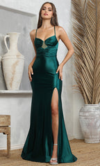 Adora Design 3237 - Sweetheart Illusion Cutout Sheath Gown