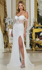 Adora Design 3238-01 - Sweetheart Illusion Corset Wedding Gown