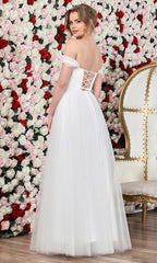Adora Design 3244-01 - Layered A-Line Sweetheart Bridal Dress