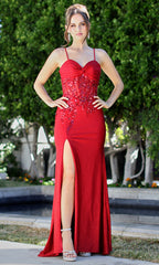 Adora Design 3250 - Sleeveless Dazzling Beaded Evening Gown