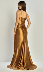 Adora Design 3256 - Lace-Up Back Sweetheart Fitted Gown