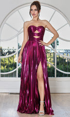 Adora Design 3261 - Jeweled Accent Cutout Sweetheart Prom Gown