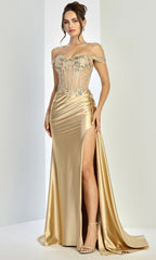 Adora Design 3281 - Lace Applique Sweetheart Sheath Gown