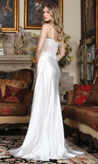 Adora Design 3302-01 - Spaghetti Strap Applique Wedding Gown