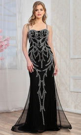 Adora Design 3304 - Crystal Lace Sweetheart Prom Gown
