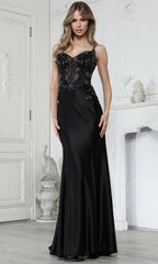 Adora Design 3358 - Contoured Seam Embellished Sweetheart Gown