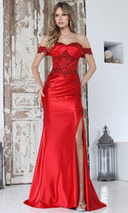 Adora Design 3376 - Sweetheart Lace-Up Fitted Gown