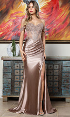 Adora Design 3391 - Sweetheart Sheath Prom Gown with Appliques