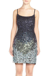 Adrianna Papell - Ombre Sequined Sheath Dress 41917150SC