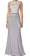 Adrianna Papell - Embellished Tiered Two Piece Dress 81928040SC