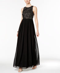 Adrianna Papell - Sleeveless Embellished Evening Dress 191910790SC