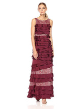 Adrianna Papell - Sleeveless Tiered Column Dress AP1E201734SC