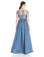 Adrianna Papell - Embellished Illusion Long A-line Gown 81920870SC