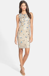 Adrianna Papell - Sequined Short Sheath Dress 231M56940SC
