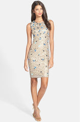 Adrianna Papell - Sequined Short Sheath Dress 231M56940SC