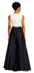 Adrianna Papell - AP1E201225SC Embellished Two Toned A-line Gown