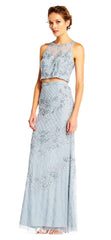 Adrianna Papell - Embroidered Two Piece Evening Gown AP1E201534SC