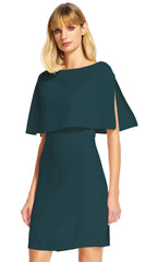 Adrianna Papell - Popover A-Line Fitted Dress AP1D100716SC