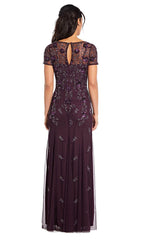 Adrianna Papell - Long Embellished Sheath Dress AP1E203711SC