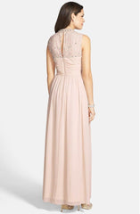 Adrianna Papell - Embellished High Neck Chiffon Gown 231M70230SC