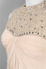 Adrianna Papell - Embellished High Neck Chiffon Gown 231M70230SC