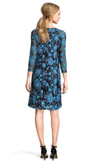 Adrianna Papell - AP1D100673SC V-Neck Floral Sheath Dress