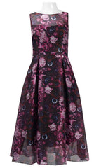 Adrianna Papell - AP1D101885SC Sleeveless Multi-Print Dress