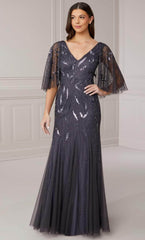 Adrianna Papell Platinum 40417 - Trumpet Dress