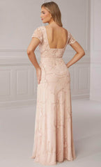 Adrianna Papell Platinum 40423 - Simple Slit Dress