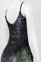 Adrianna Papell - Ombre Sequined Sheath Dress 41917150SC