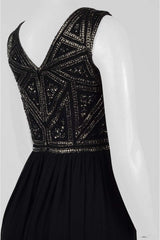 Adrianna Papell - Sleeveless Embellished Evening Dress 191910790SC
