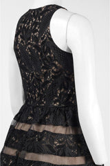 Aidan Mattox - 151A98650SC Sleeveless Fit and Flare Cocktail Dress