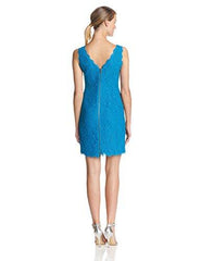Adrianna Papell - 41871750SC Sleeveless Scallop Fitted Dress