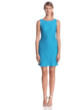 Adrianna Papell - 41871750SC Sleeveless Scallop Fitted Dress