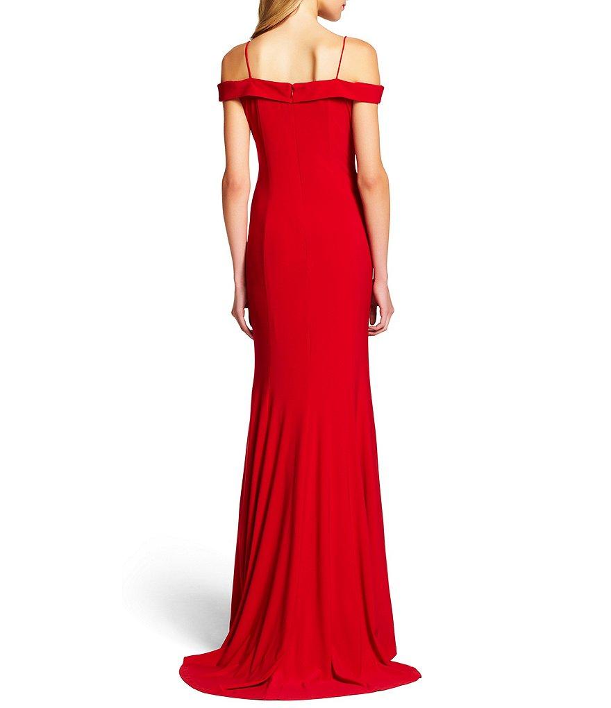 Adrianna Papell - Cold Shoulder Fitted Evening Gown 191916940SC