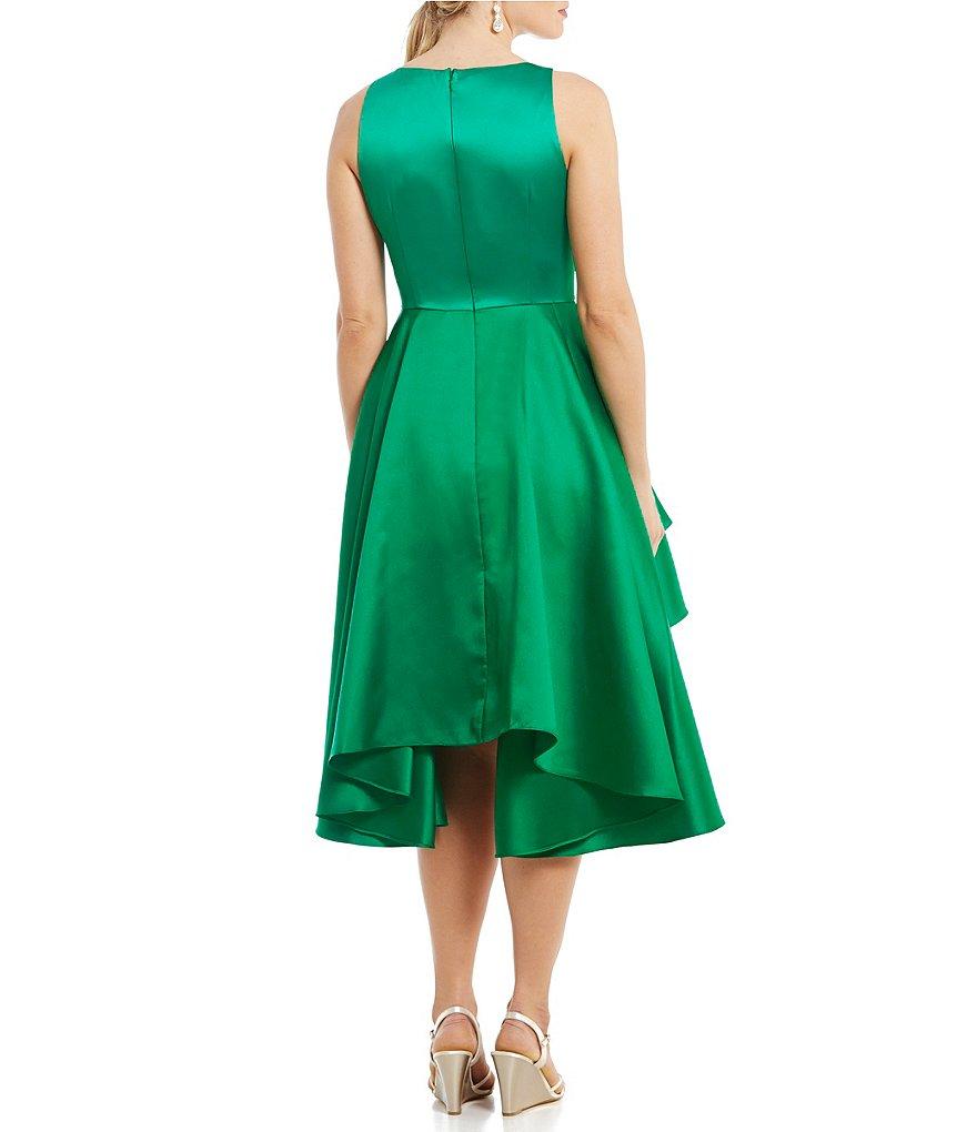 Adrianna Papell - Fit and Flare Tiered Tea Length Dress AP1E201685SC