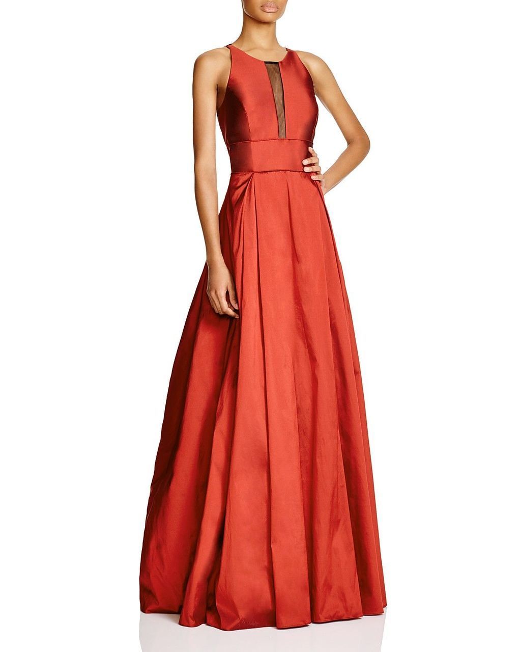 Aidan Mattox - 54467610SC Jewel Pleated A-Line Gown