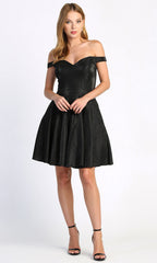 Adora Design 1025 - Sweetheart Flared Short Party Dress