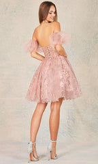 Adora Design 1028 - Fully Embellished Sweetheart A-Line Dress