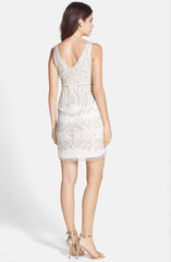 Adrianna Papell - Pattern Beaded Short Dress 41899240SC