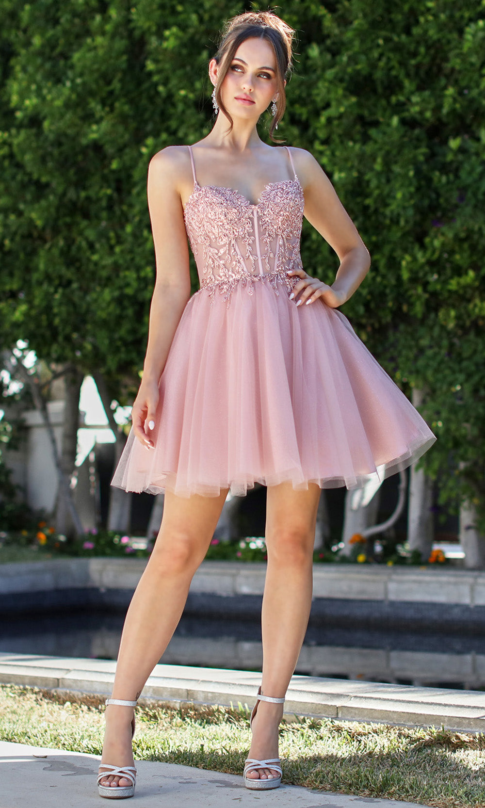 Adora Design 1065 - Sweetheart Short Layered Dress